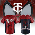 Minnesota Twins X Spider-Man Brand New Day 2026 Theme Game Jersey Minnesota Twins Merch - Merchluma