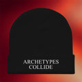 Archetypes Collide Merch 2026 Archetypes Collide Black Beanie Embroidered Gifts For Music Lovers - Merchluma