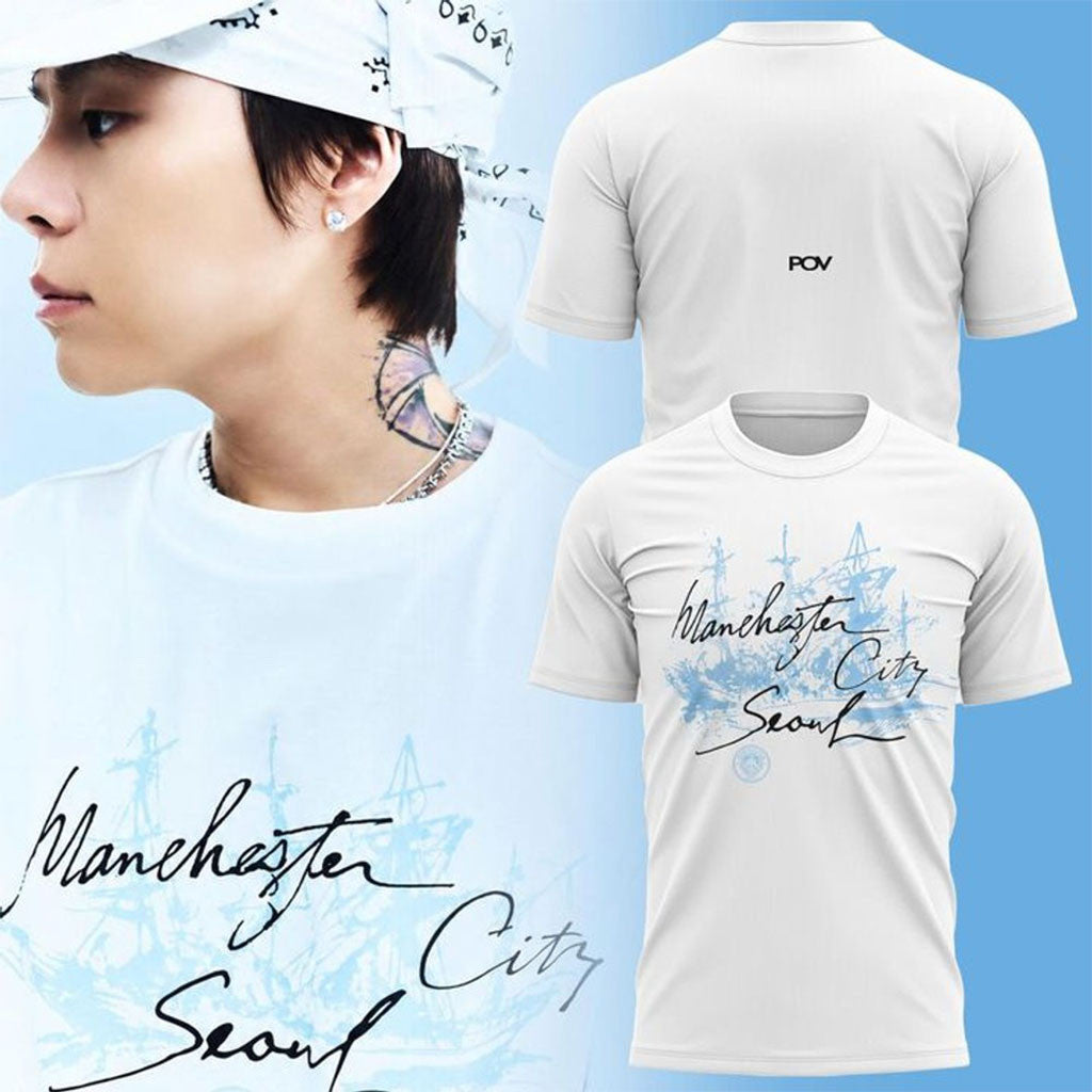 Manchester City Seoul White 2026 Shirt MUFC Merch Birthday Gifts For Brothers - Merchluma