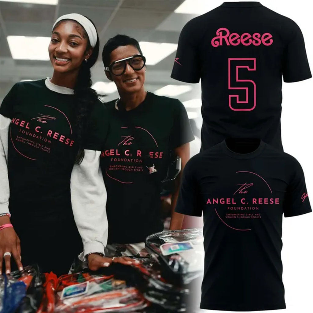Atlanta Dream The Angel C Reese Foundation T-Shirt #5 Reese Shirt Atlanta Dream Merch Fan Gifts - Merchluma