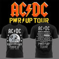 ACDC x Las Vegas Raiders Power Up Tour 2026 Allegiant Stadium T-Shirt ACDC Merch Fan Gifts - Merchluma