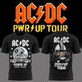 Las Vegas Raiders x ACDC Merch ACDC PWR Up Tour T-Shirt Gifts For Raiders Fan - Merchluma
