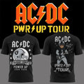 Las Vegas Raiders x ACDC Merch PWR Up Tour 2026 T-Shirt Gifts For Football Fan - Merchluma