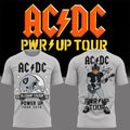 ACDC x Las Vegas Raiders Power Up Tour 2026 T-Shirt LV Raiders Merch Gifts For Football Fan - Merchluma