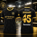 Manchester City Offgod Hong Kong Black Football Jersey Shirt MUFC Merch Fan Gifts - Merchluma