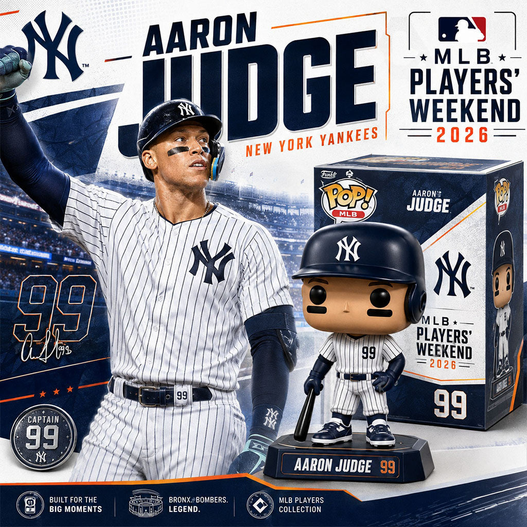 Aaron Judge Players Weekend 2026 Funko Pop NY Yankees Merch Gifts For Baseball Lovers - Merchluma