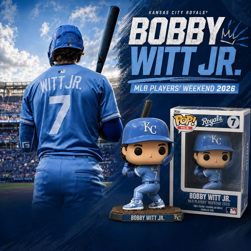 Bobby Witt Jr Players Weekend 2026 Funko Pop KC Royals Merch Gift For Baseball Lovers - Merchluma