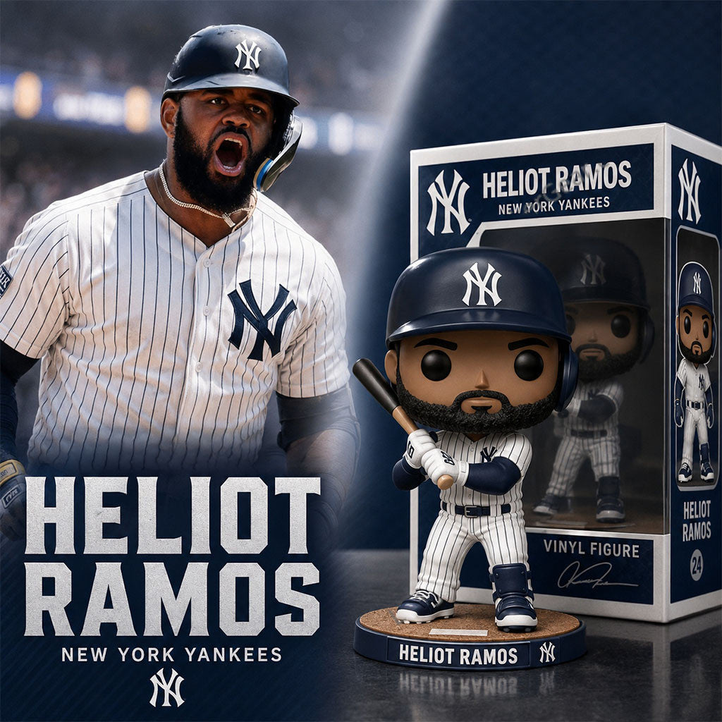 New York Yankees Heliot Ramos Welcome Funko Pop NY Yankees Merch Gifts For Baseball Lovers - Merchluma