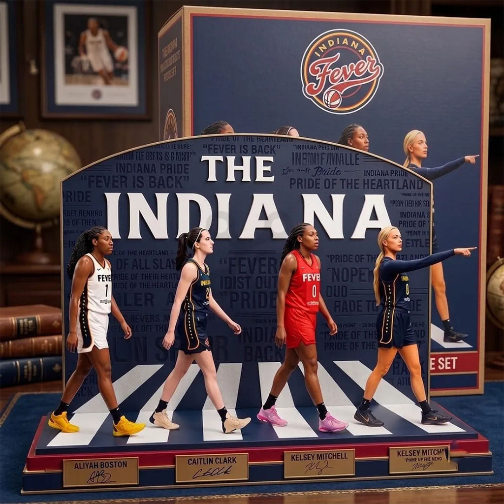 Indiana Fever Players Abbey Road Acrylic Plaque Indiana Fever Merch Gift For Basketball Lover - Merchluma