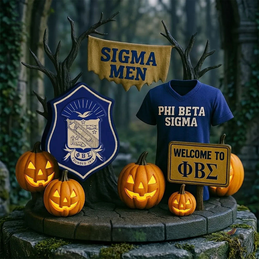 Phi Beta Sigma Halloween 2026 Acrylic Plaque Spooky Season Merch Desk Decor Gifts For Father - Merchluma
