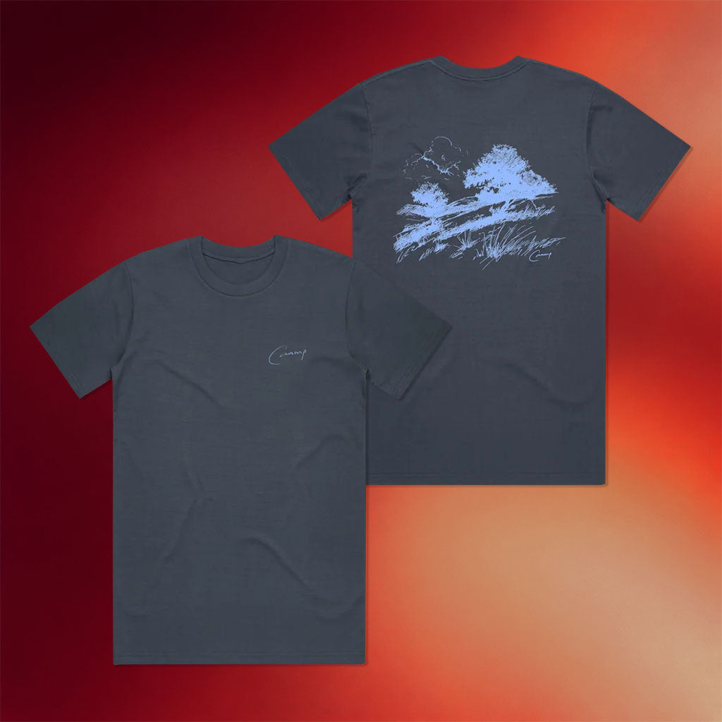Caamp Merch 2026 Rolling Hills Sketch T-Shirt Music Related Gifts For Guys - Merchluma