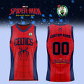 Personalized Boston Celtics X Spider-Man Brand New Day 2026 Jersey Boston Celtics Merch Gifts - Merchluma