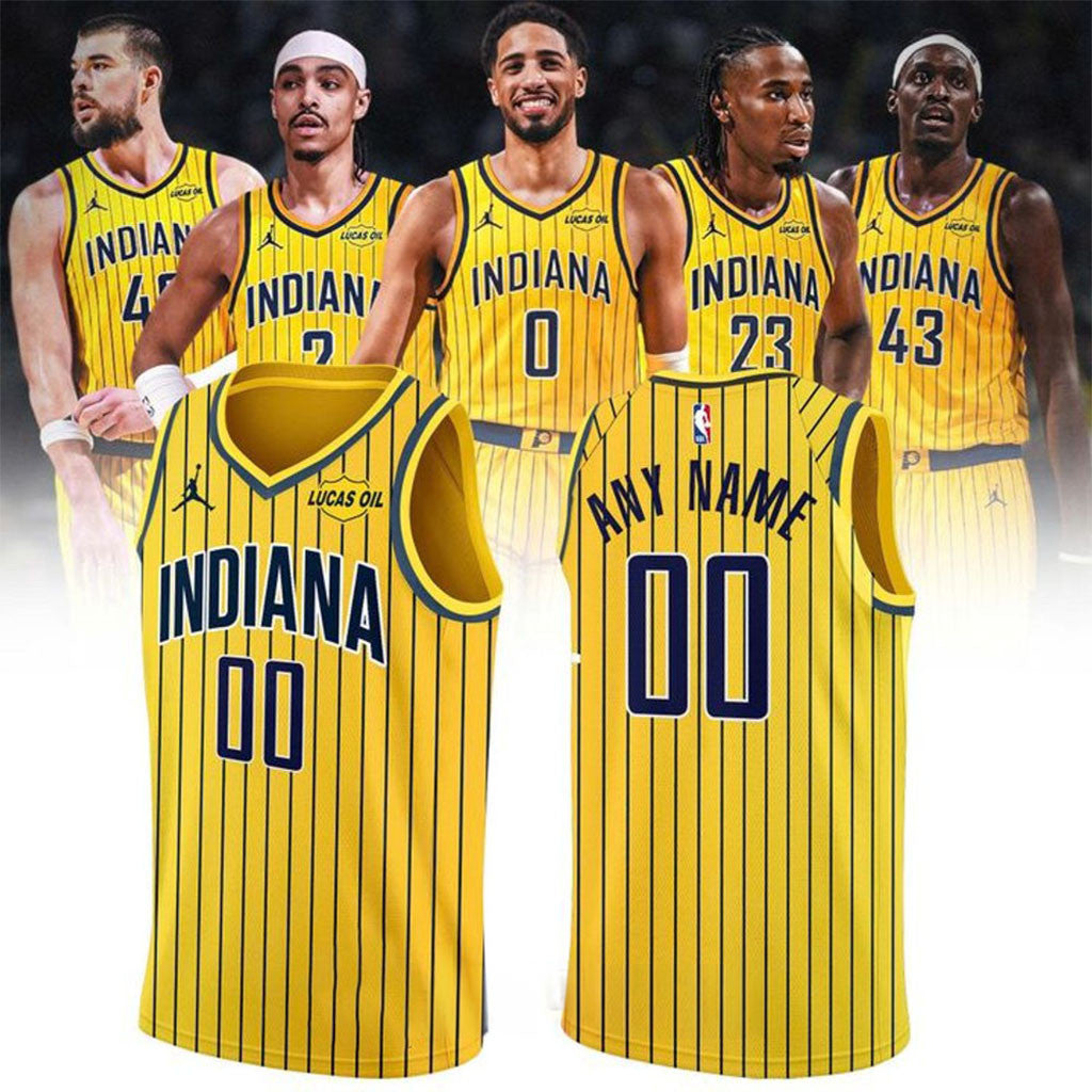Personalized Indiana Pacers 2026-27 Statement Edition Basketball Jersey Indiana Pacers Merch - Merchluma