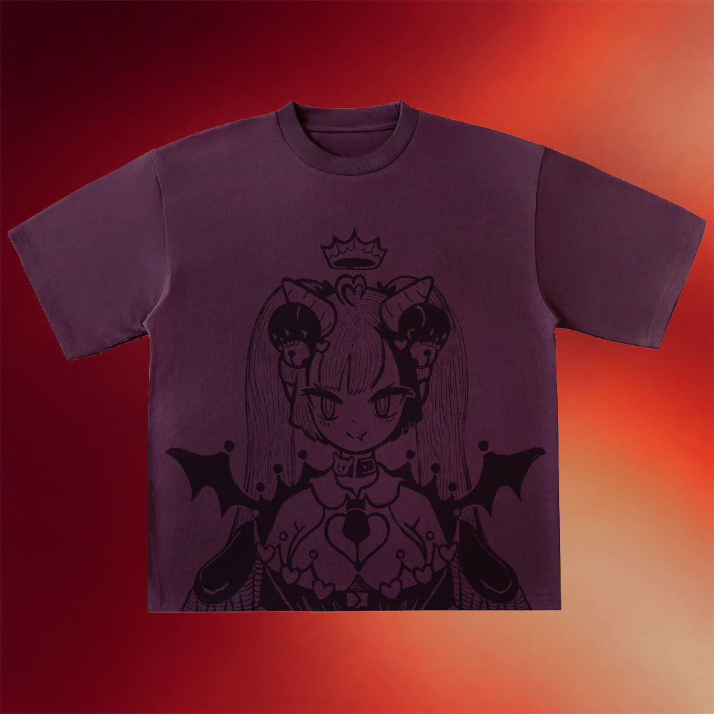 Ironmouse Merch 2026 Ironmouse Portrait Royal T-Shirt VTuber Graphic Tee Gift For Sisters - Merchluma