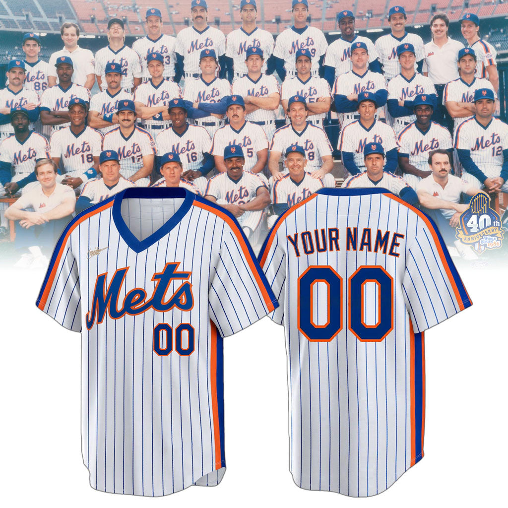 Personalized New York Mets Cooperstown Collection Jersey Shirt NY Mets Merch Gift For Fans - Merchluma