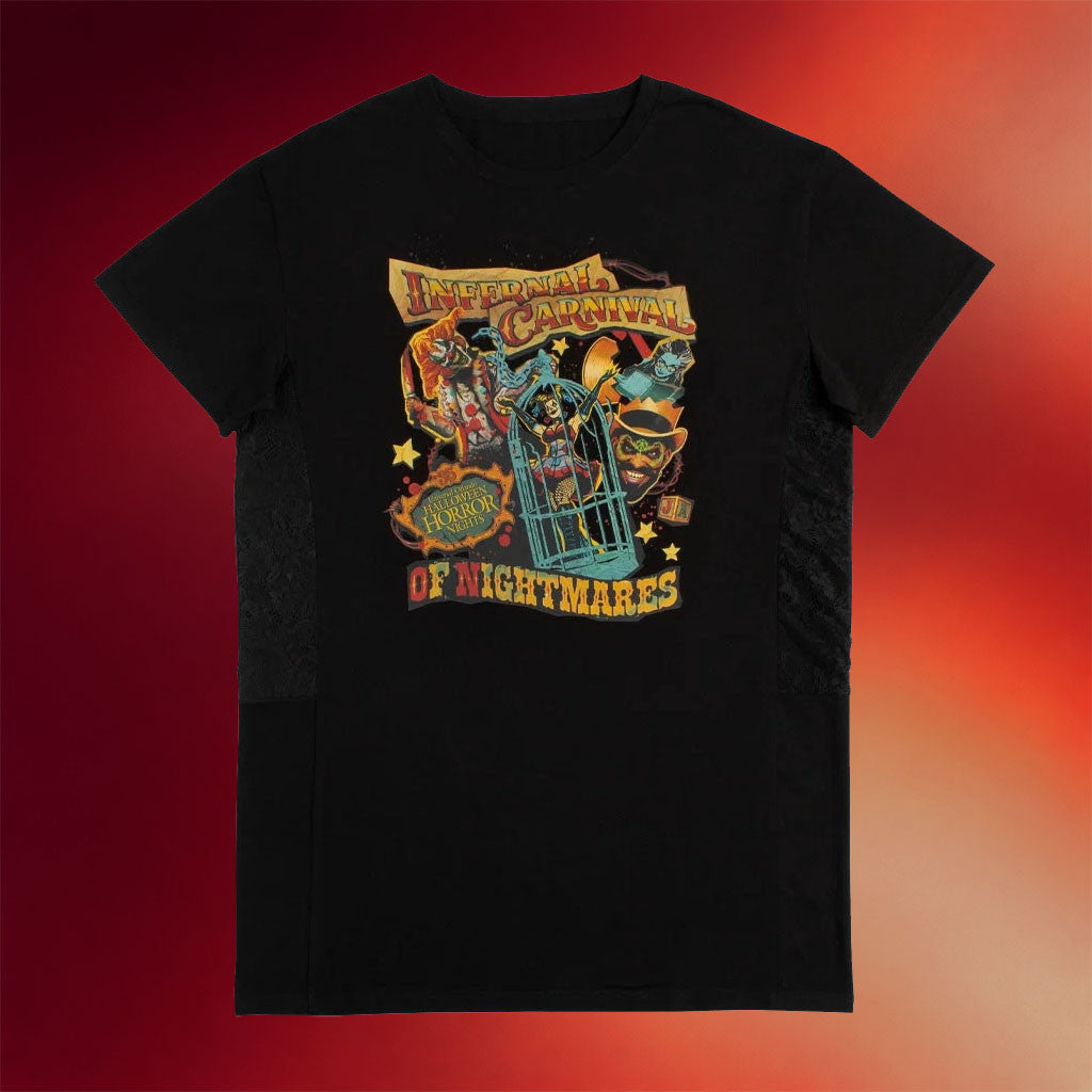 Halloween Horror Nights Merch 2026 Infernal Carnival Of Nightmares T-Shirt HHN Merch Gifts - Merchluma