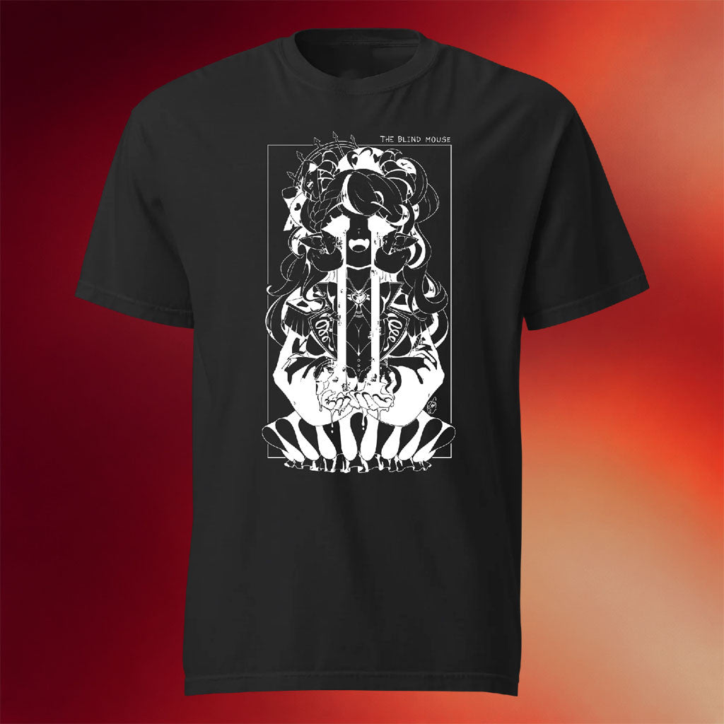 Ironmouse Merch 2026 Ironmouse Blind Mouse T-Shirt Black Gift For Anime Lovers - Merchluma