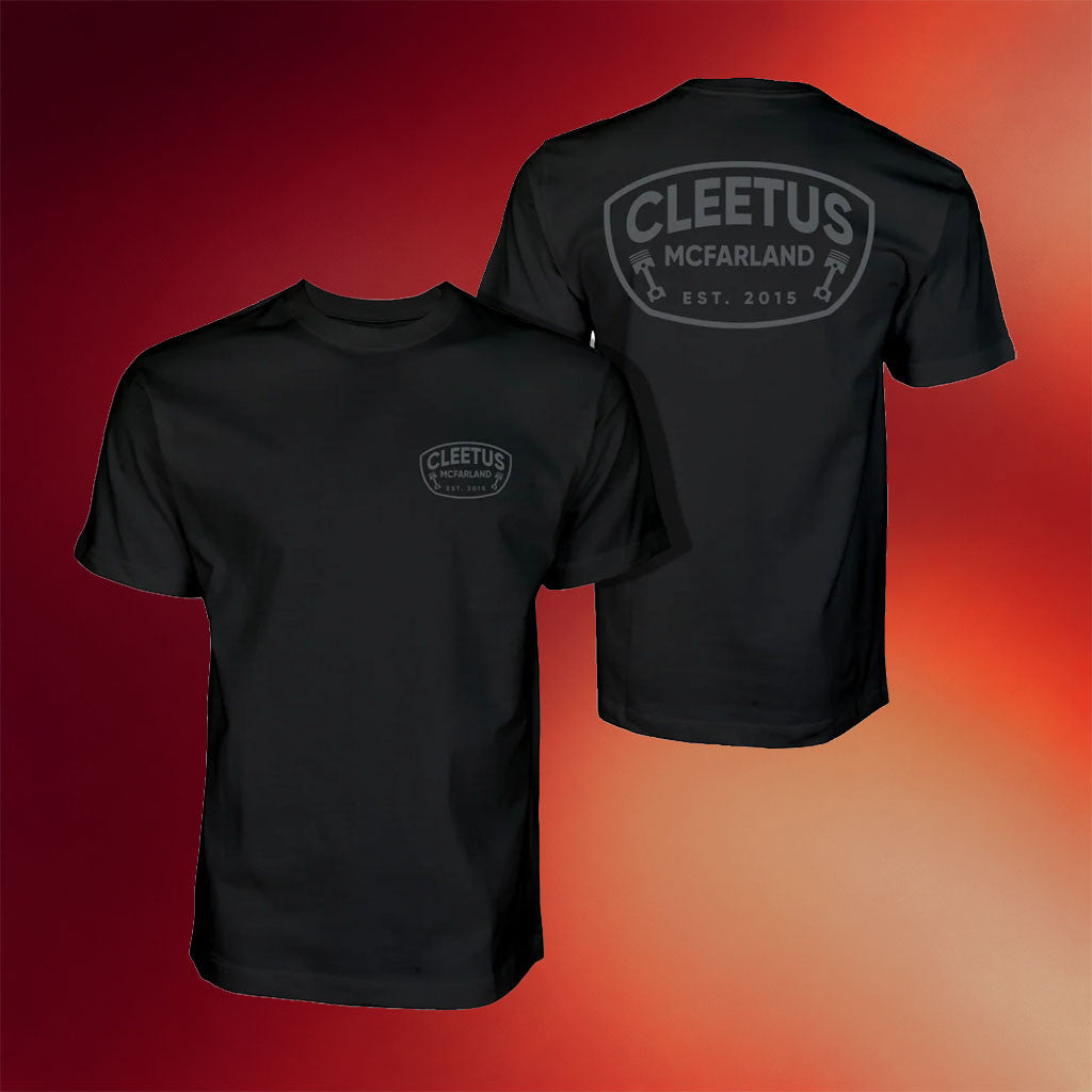 Cleetus McFarland Merch 2026 Est 2015 Cleetus McFarland T-Shirt Black Gift For Brothers - Merchluma