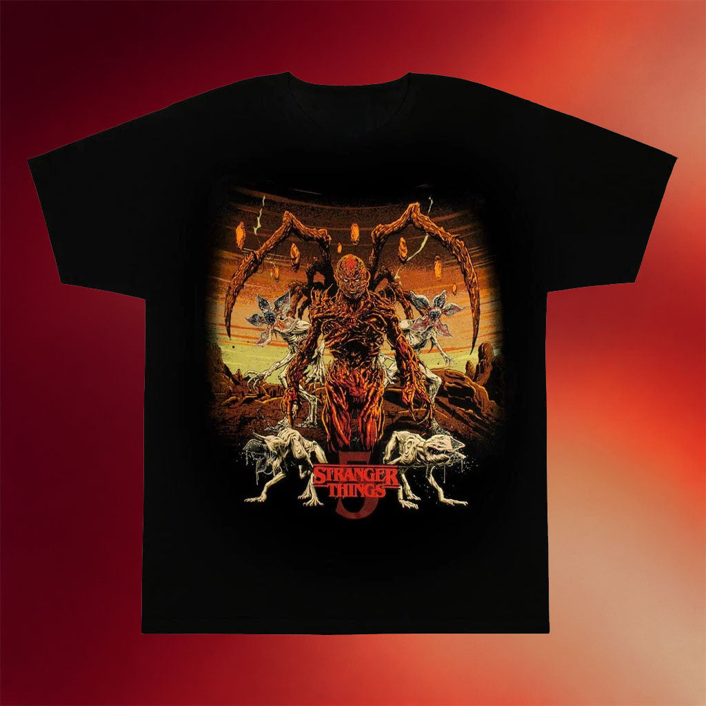 Halloween Horror Nights Merch 2026 Stranger Things 5 Key Art T-Shirt HHN Merch Horror Fan Gifts - Merchluma