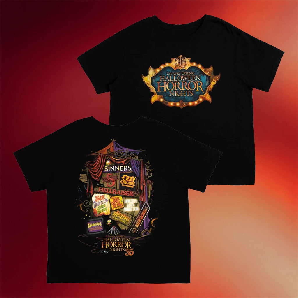 Halloween Horror Nights Merch 2026 Universal Orlando House T-Shirt HHN Merch Halloween Present - Merchluma