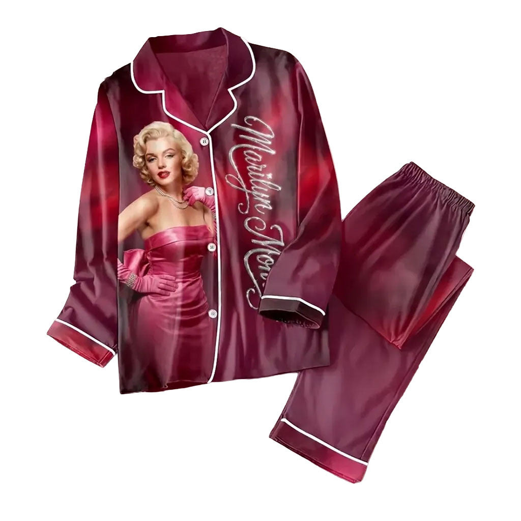 Marilyn Monroe 100th Anniversary Pajama Set Marilyn Monroe Merch Best Gift For Sisters - Merchluma