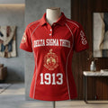 Delta Sigma Theta Red Edition Polo Shirt 2026 Delta Sigma Theta Merch Present For Sisters - Merchluma