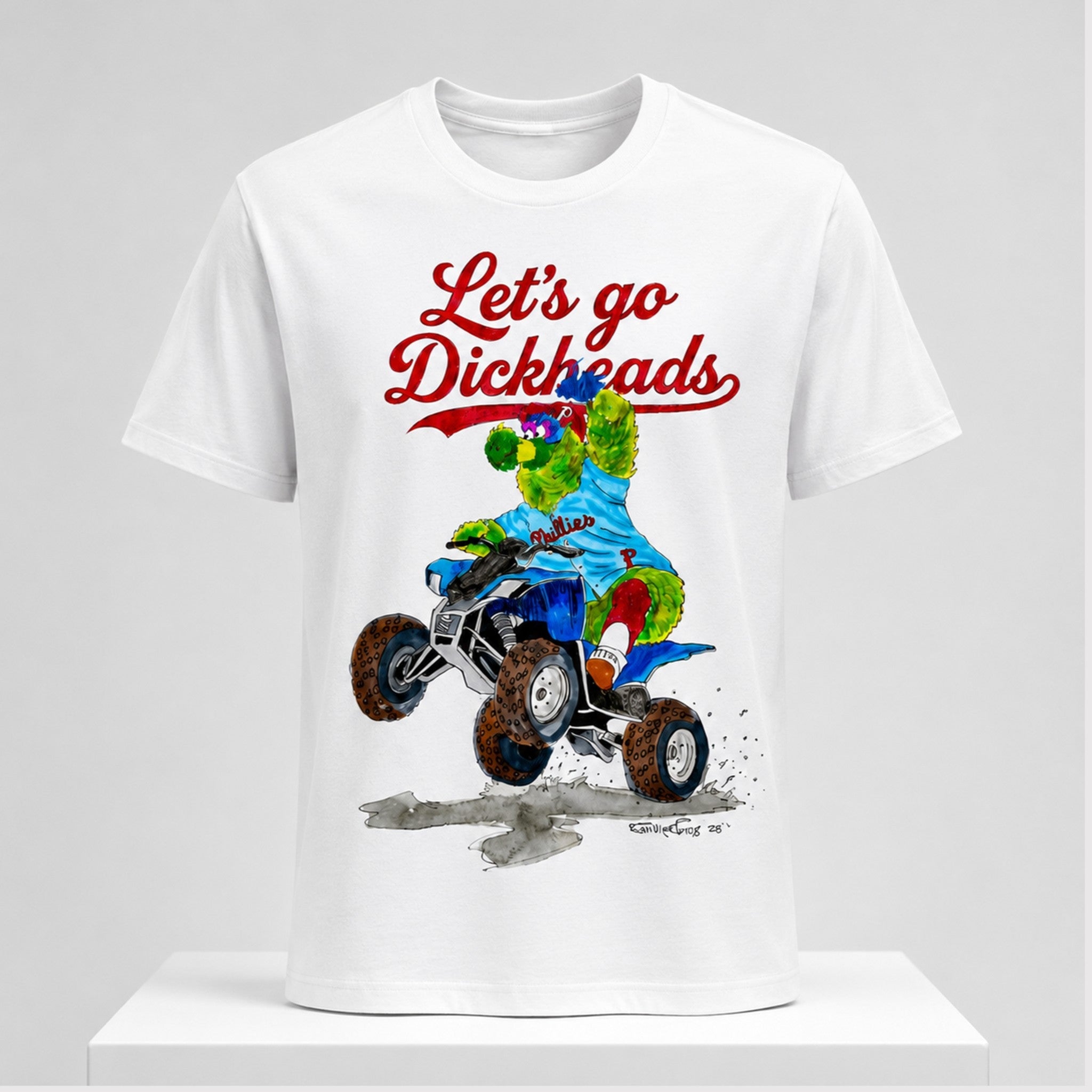 Phillies Phillie Phanatic Let's Go Dickheads 2026 Shirt Philadelphia Phillies Merch For Fans - Merchluma