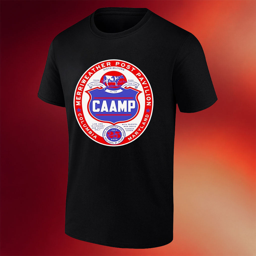 Caamp Merch Caamp Live At Merriweather Post Pavilion July 25 2026 Ahirt Caamp Tour Merch - Merchluma