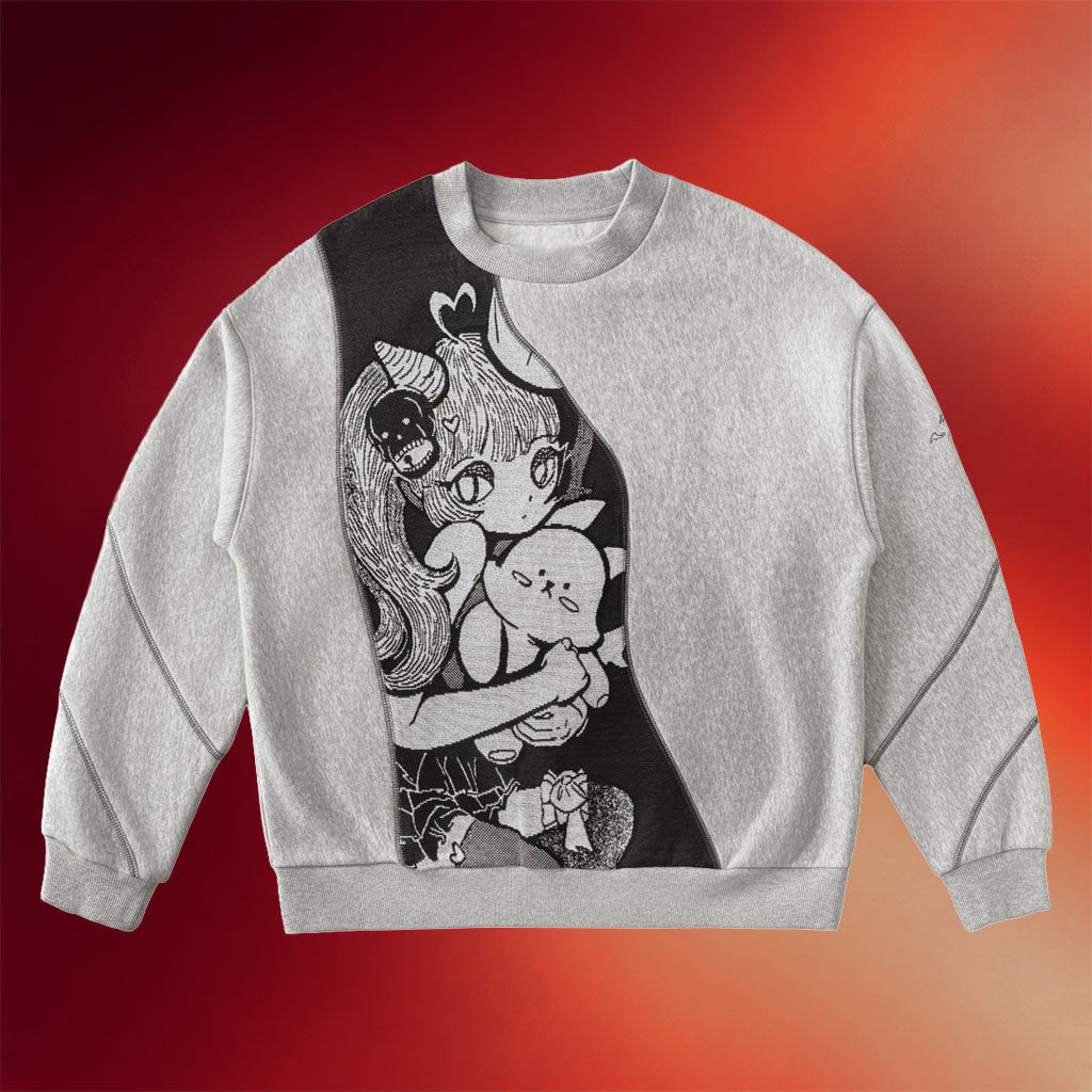 Ironmouse Merch 2026 Ironmouse Sweatshirt Cute Devil Girl Clothing Gifts For VTuber Fans - Merchluma