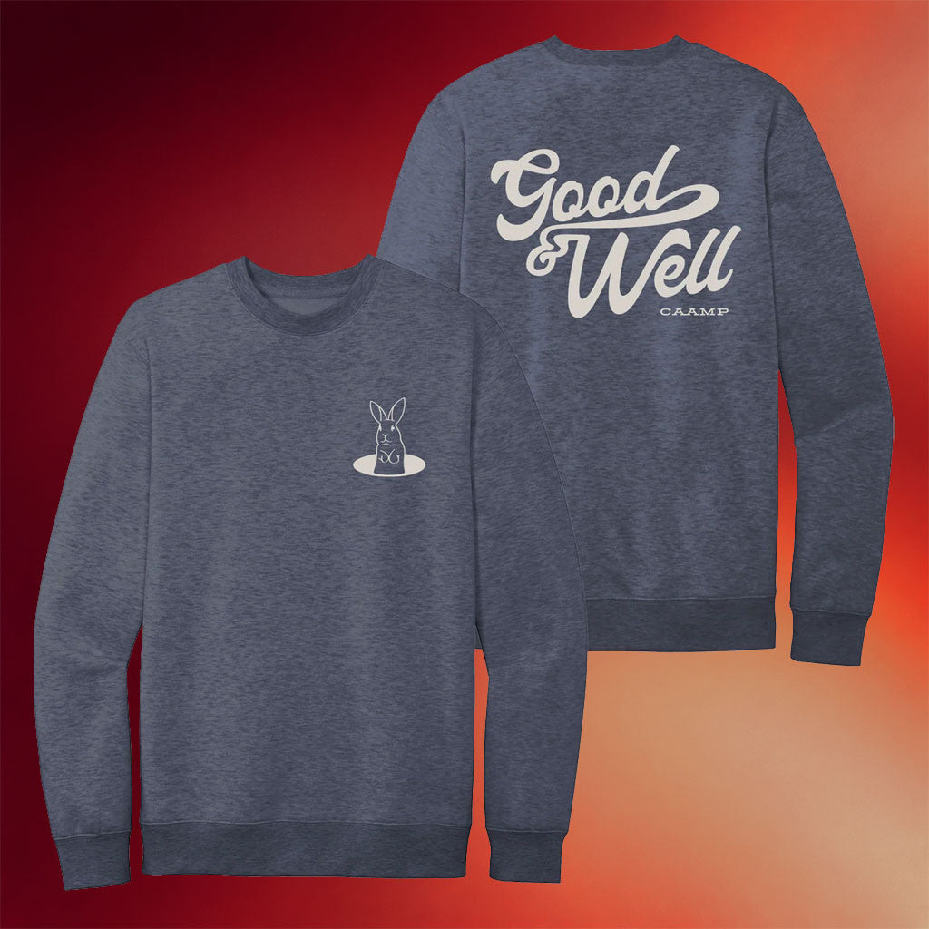 Caamp Merch 2026 Rabbit Sweatshirt Good Well Sweatshirt Best Gift For Band Fans - Merchluma
