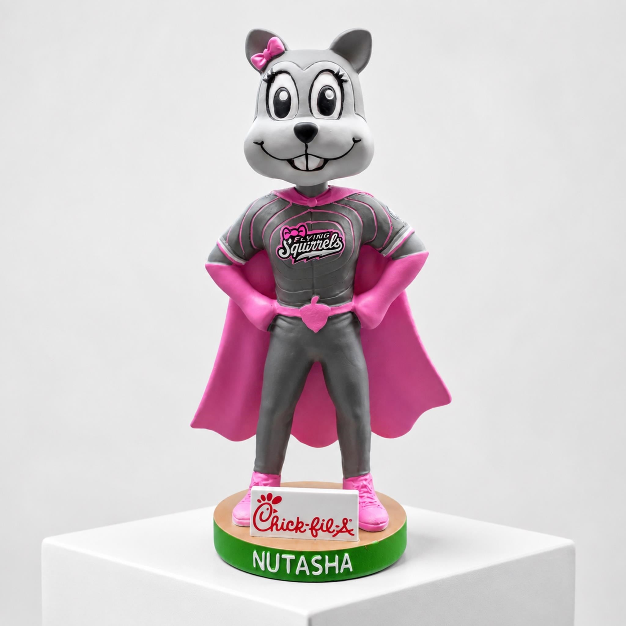 Richmond Flying Squirrels Nutasha Funko Pop 2026 Squirrels Merch Display Room Decor - Merchluma