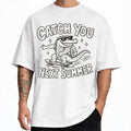 Skateboard Alligator Catch You Next Summer Shirt Funny Back to School T-Shirt BFF Gifts - Merchluma