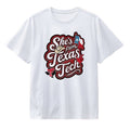 Texas Tech Red Raiders She's From Cowboy Hat Flag T-Shirt Raiders Merch Gifts For Fans - Merchluma