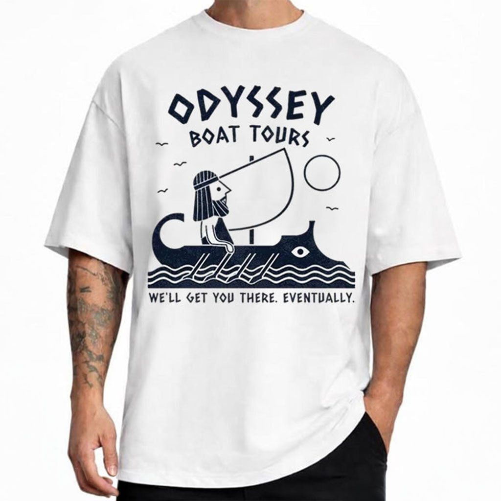 The Odyssey Boat Tours We'll Get You There Eventually T-Shirt The Odyssey Merch BFF Gifts - Merchluma