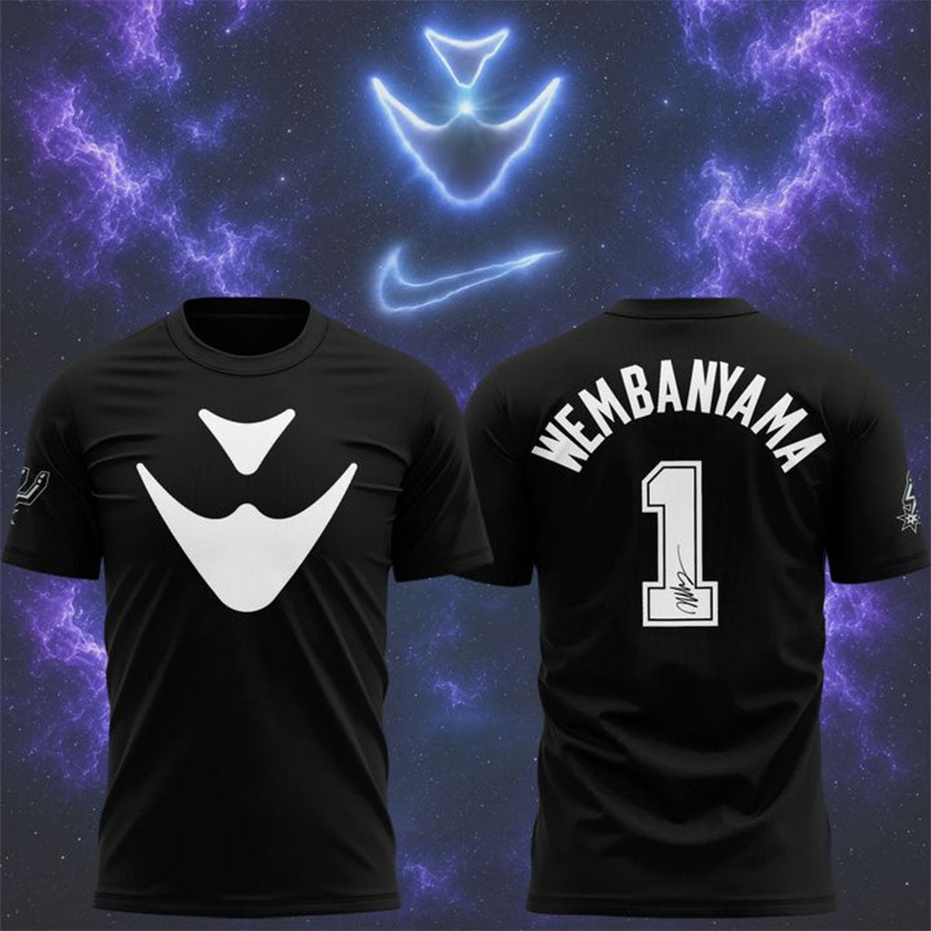 San Antonio Spurs Wemby x New Logo 2026 Shirt #1 Wembanyama SA Spurs Merch Fan Gifts - Merchluma