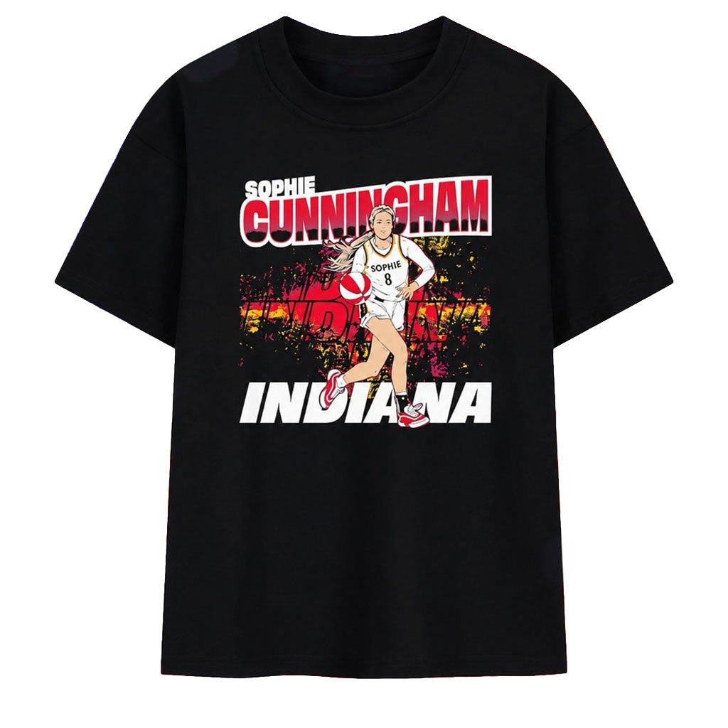 Sophie Cunningham Indiana Basketball Player 8 T-Shirt Sophie Cunningham Merch Gifts For Fan - Merchluma