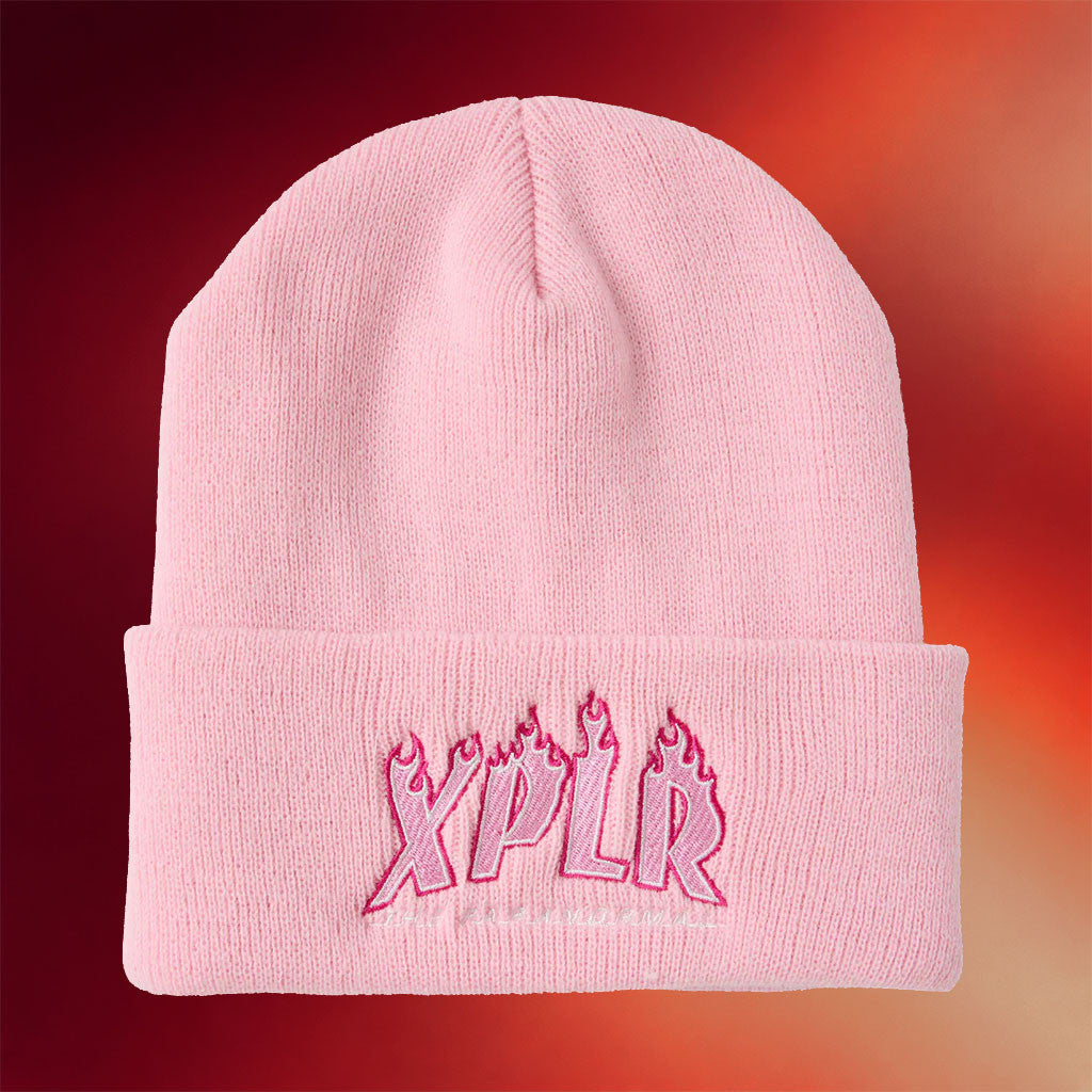 XPLR Merch Flames Beanie XPLR Hat Birthday Gifts For Besties - Merchluma