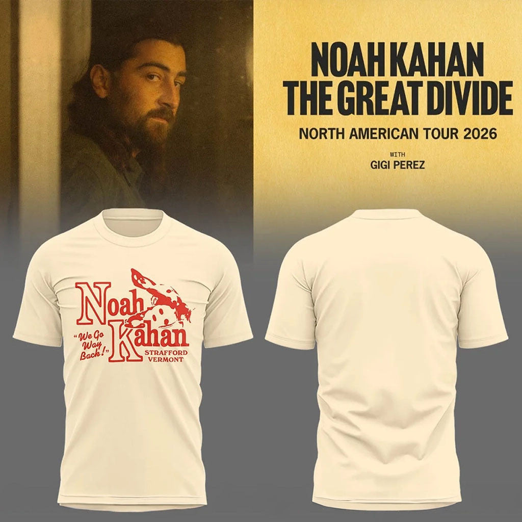 Noah Kahan The Great Divide Tour 2026 T-Shirt Noah Kahan Merch Gifts For Him - Merchluma