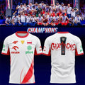 Polska Mistrzowie VNL 2026 Koszulka Meska Volleyball Nations League Champions Shirt Fan Merch - Merchluma