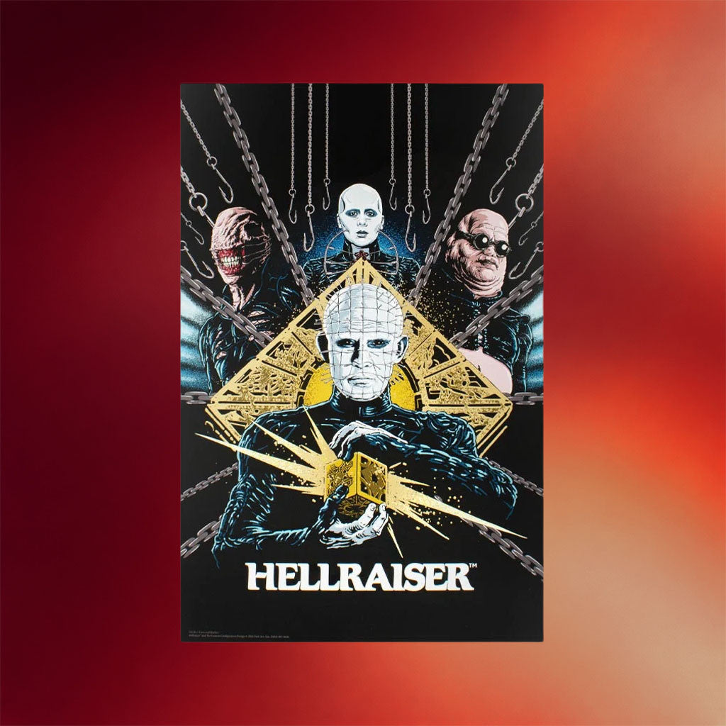 Halloween Horror Nights Merch 2026 Hellraiser Poster HHN Merch Wall Decor For Horror Fans - Merchluma