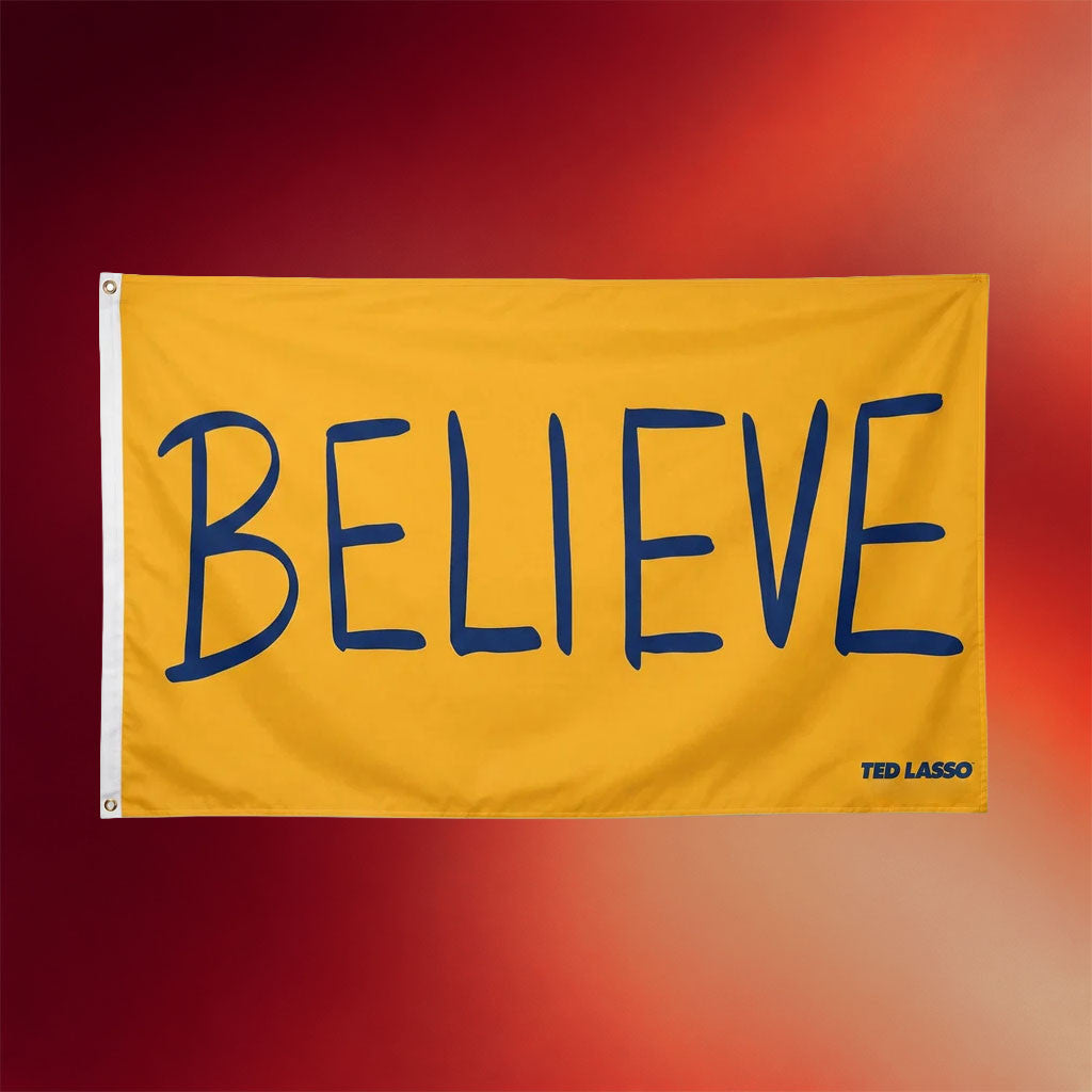 Ted Lasso Merch 2026 Believe Flag Indoor Outdoor Decorative Gift For Family - Merchluma