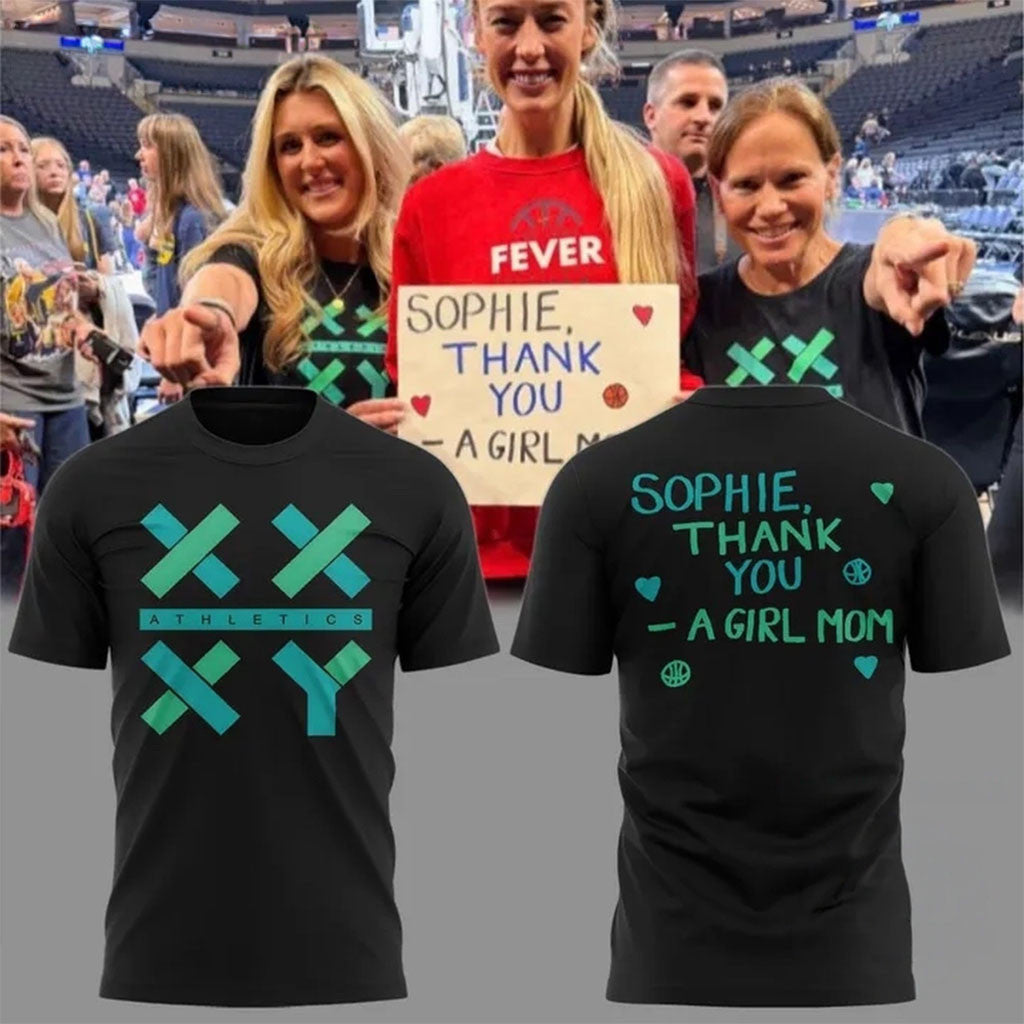Sophie Thank You A Girl Mom Shirt Indiana Fever Merch Presents For Basketball Fans - Merchluma