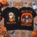 Stitch And Lilo We're Off To See The Great Pumpkin Halloween 2026 T-Shirt Gifts For BFF - Merchluma