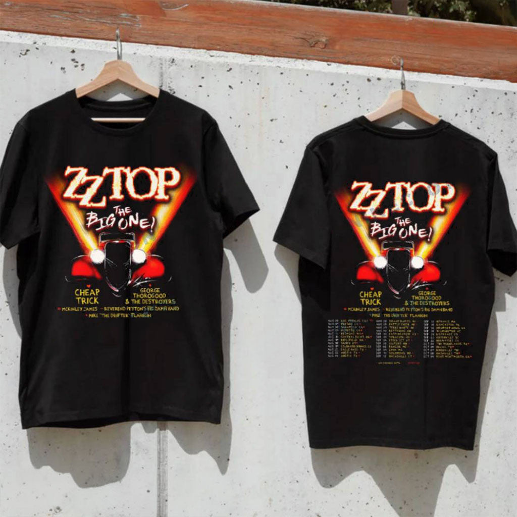 ZZ Top The Big One 2026 Tour Dates T-Shirt ZZ Top Merch Gift Ideas For Rock Fan - Merchluma