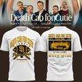 San Diego Padres x Death Cab for Cutie I Built You A Tower World Tour 2026 White Shirt Padres Merch - Merchluma