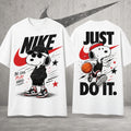 Snoopy Basketball Just Do It T-Shirt Cute Snoopy Merch Gifts For Basketball Fan - Merchluma