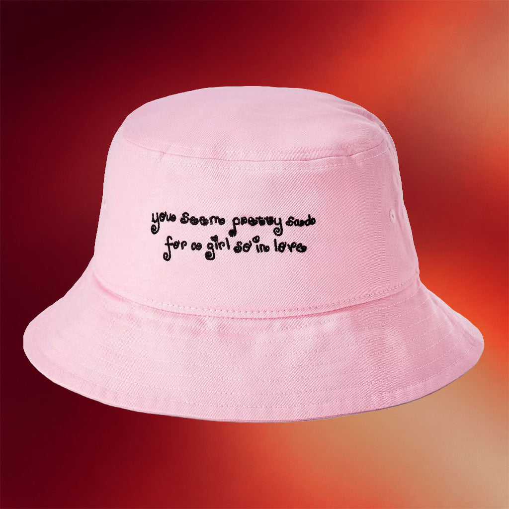 Olivia Rodrigo Merch 2026 You Seem Pretty Sad For A Girl So In Love Bucket Hat Gifts For Sister - Merchluma