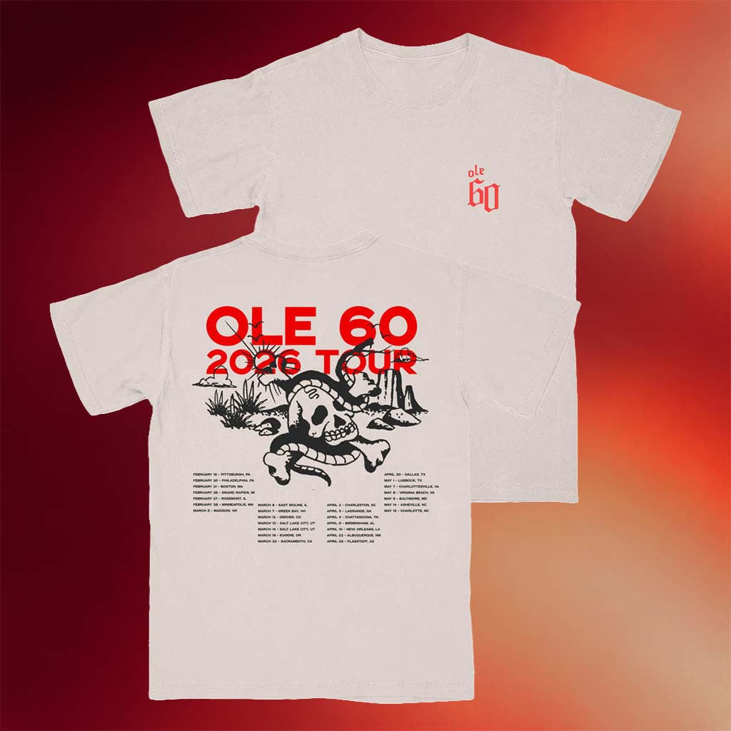 Ole 60 Merch 2026 Smokestack Town Tour T-Shirt Ole 60 Concert Merch Best Gifts For Band Fans - Merchluma
