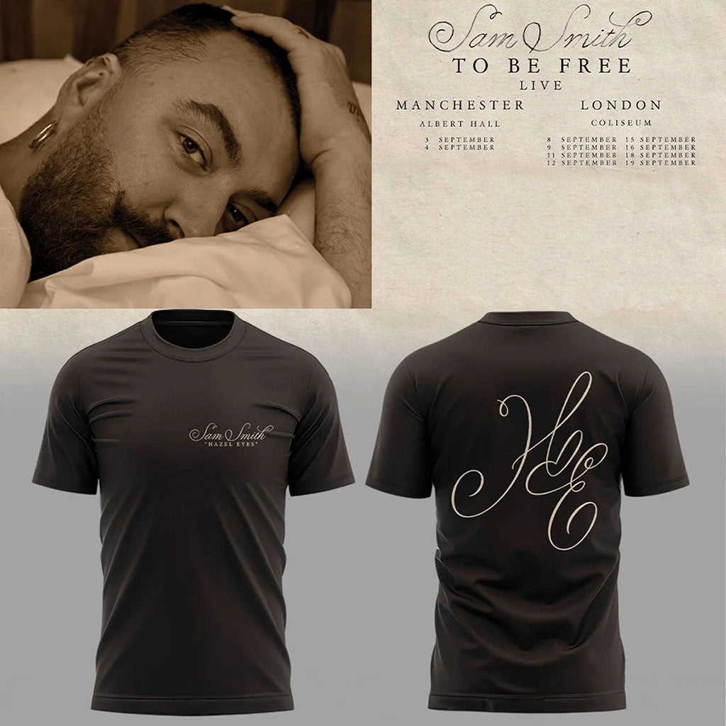 SAM SMITH To Be Free Live T-Shirt Sam Smith Merch Unique Gifts For Music Lovers - Merchluma
