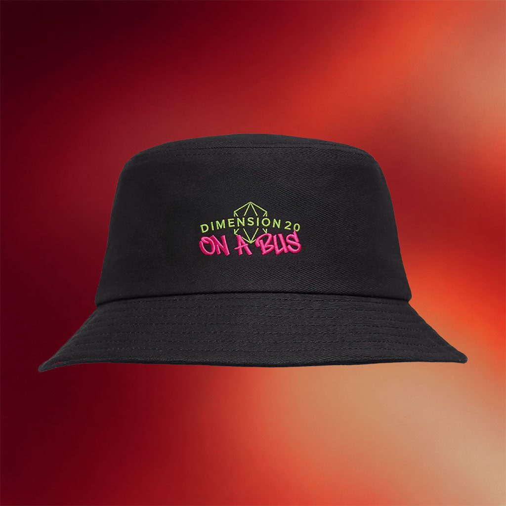 Dropout Merch 2026 On A Bus Bucket Hat Dimension 20 Merch Gifts For DND Fans - Merchluma